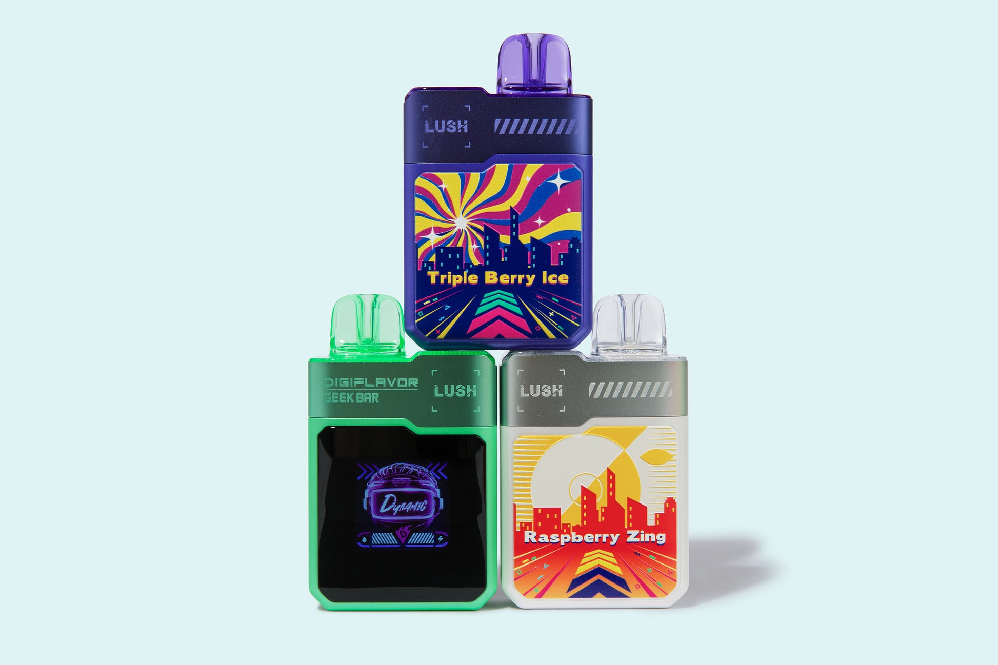 DigiFlavor x Geek Bar Lush 20K Miami Mint | GetPop DigiFlavor x Geek Bar Lush 20K Miami Mint | GetPop