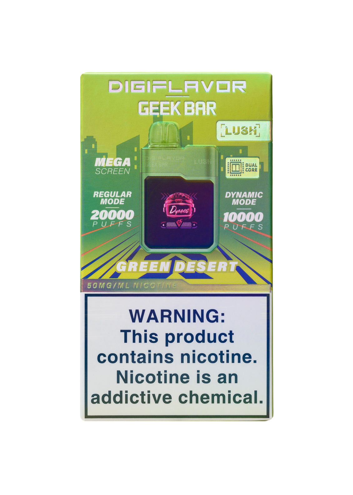 DigiFlavor x Geek Bar Lush 20K Green Desert