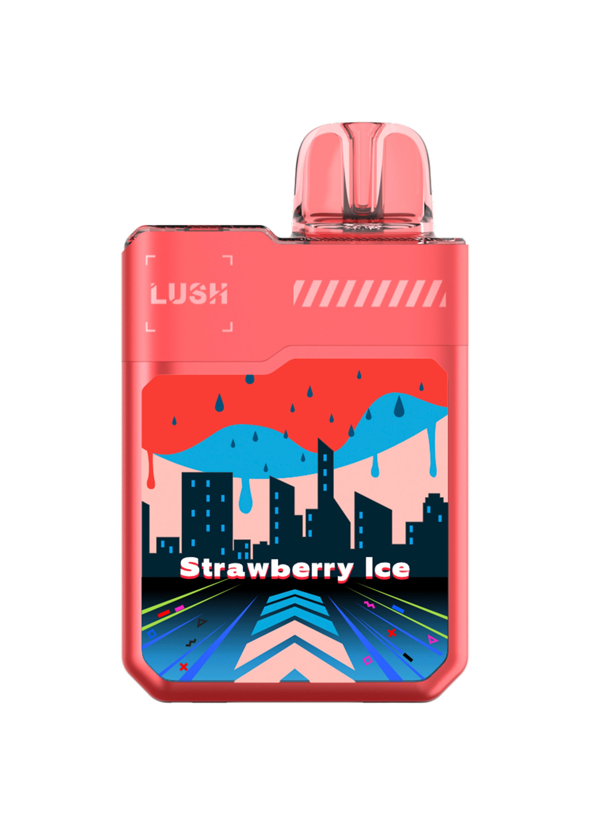 DigiFlavor x Geek Bar Lush 20K Strawberry Ice | GetPop DigiFlavor x Geek Bar Lush 20K Strawberry Ice | GetPop