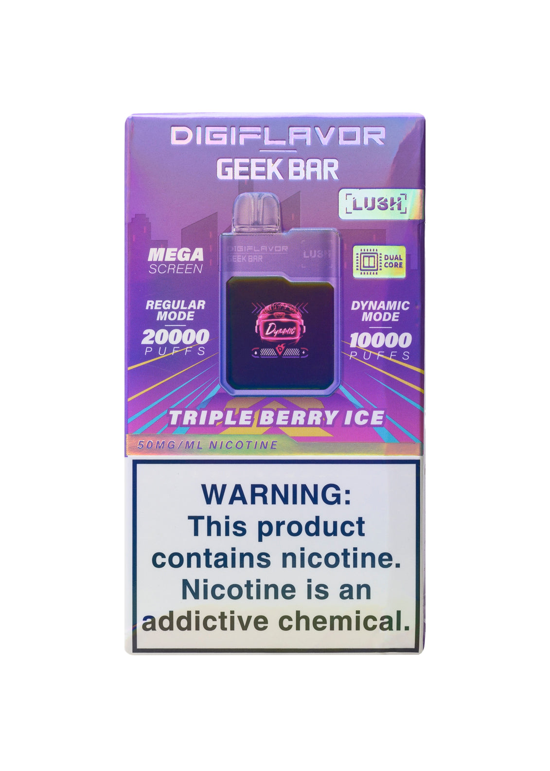 DigiFlavor x Geek Bar Lush 20K Triple Berry Ice