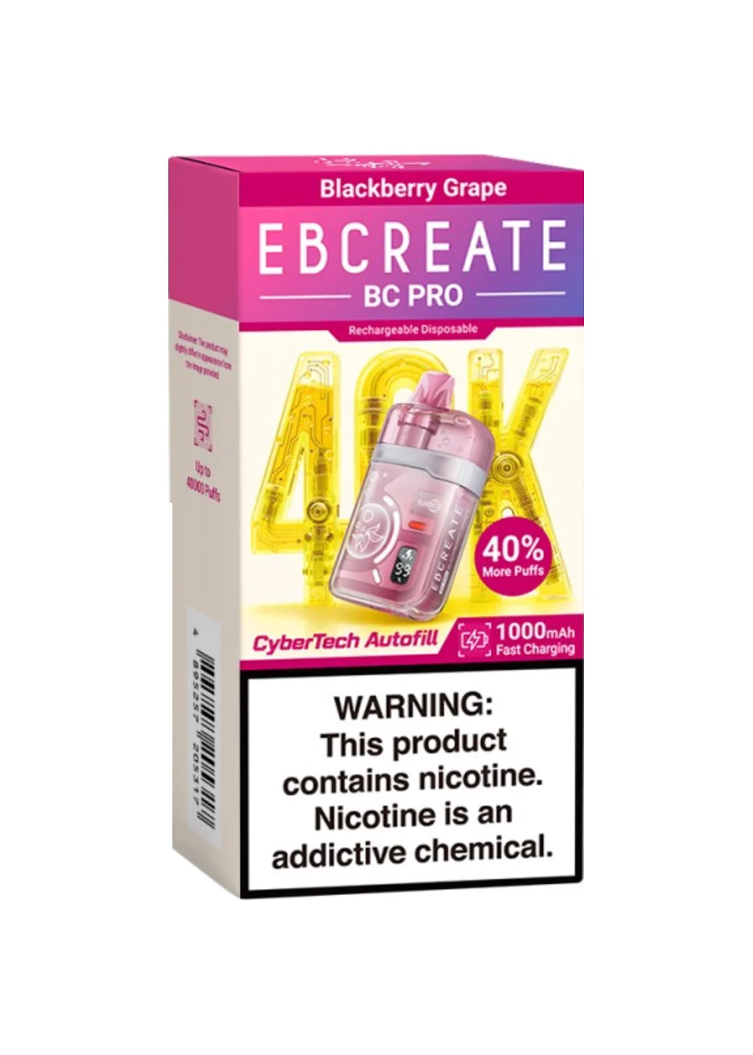 EB Create BC Pro 40K Blackberry Grape