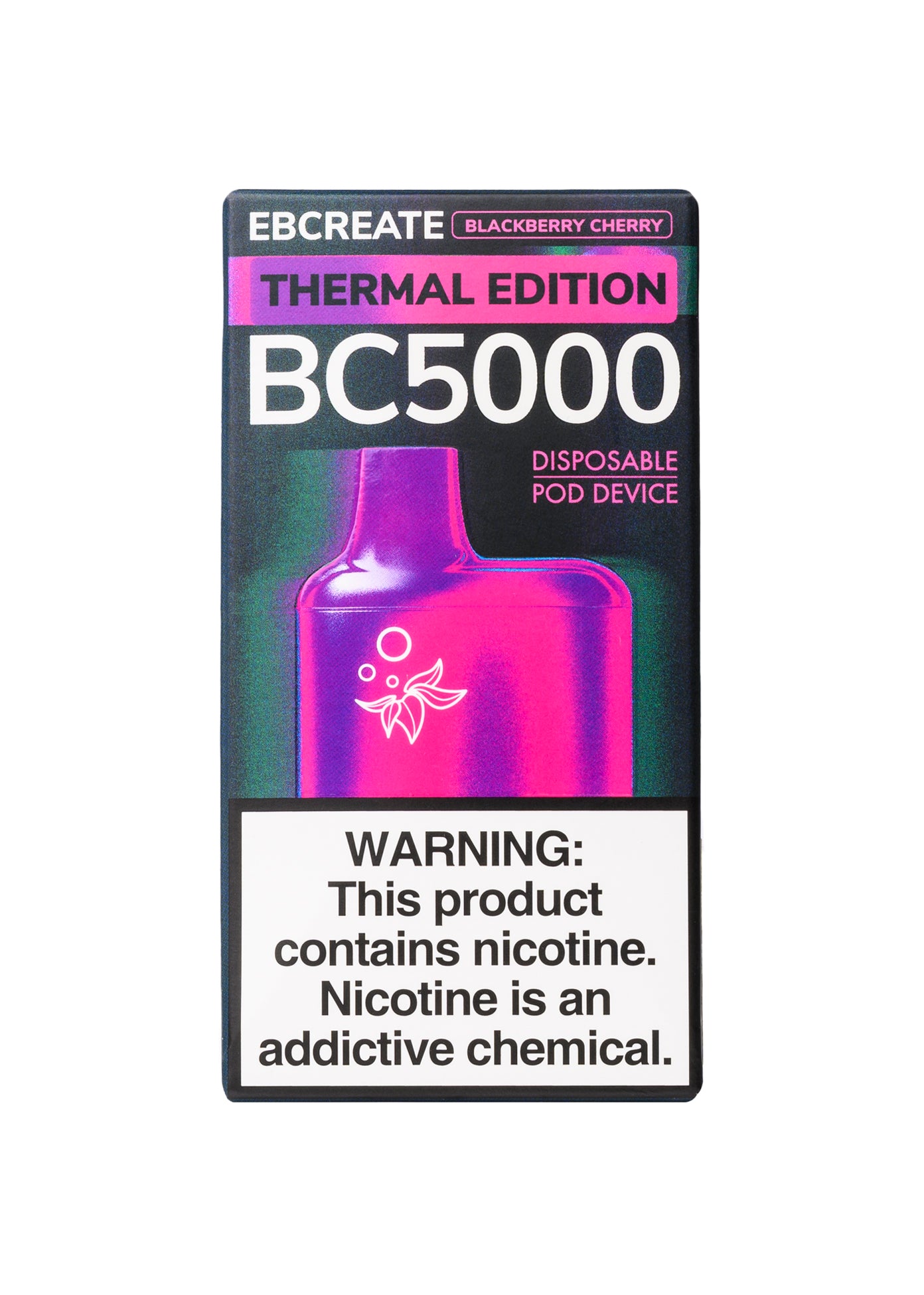 ebcreate thermal edition bc5000 disposable vape EB Create BC5000 Thermal Edition Blackberry Cherry