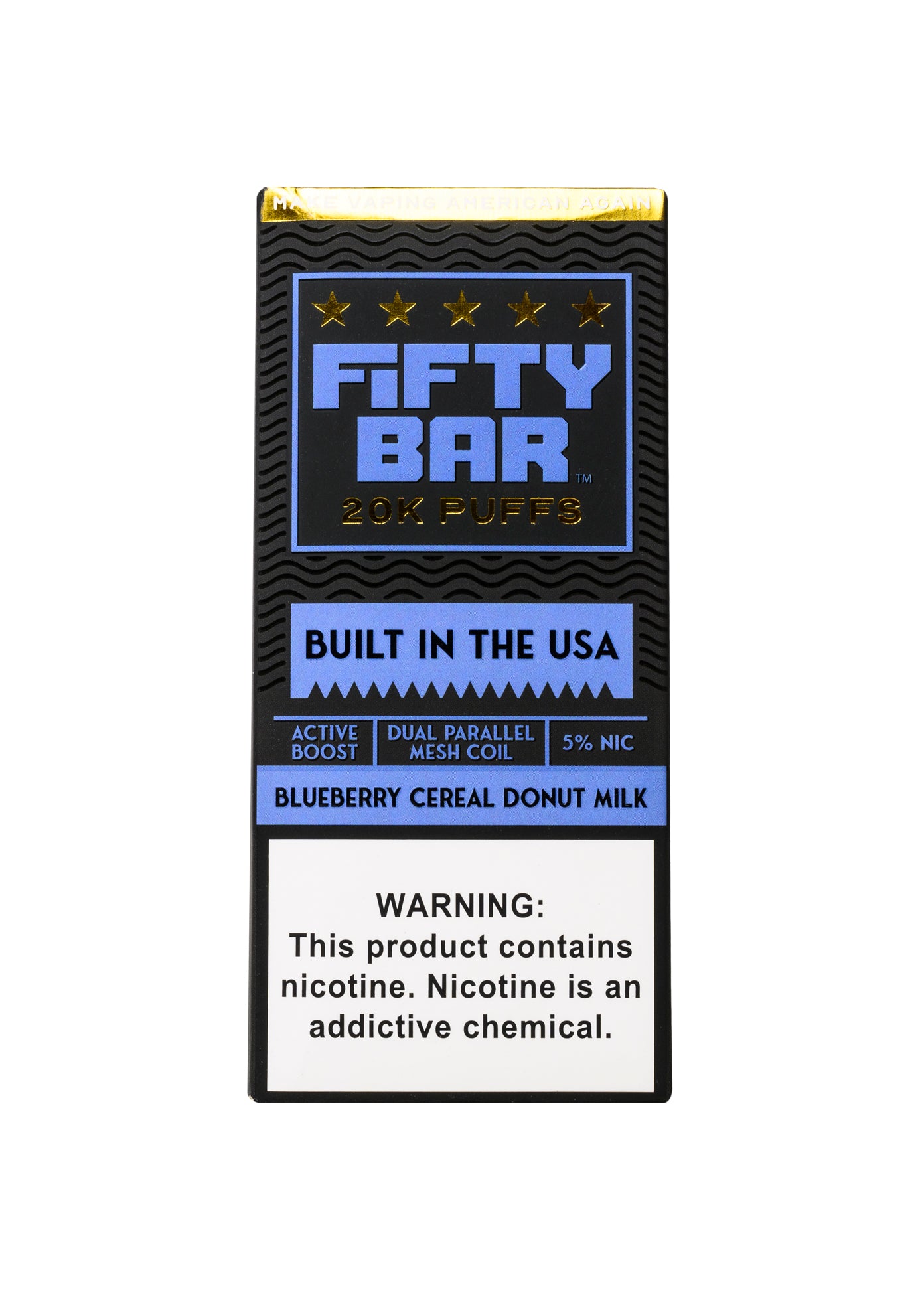 Fifty Bar 20K Blueberry Cereal Donut Milk | GetPop