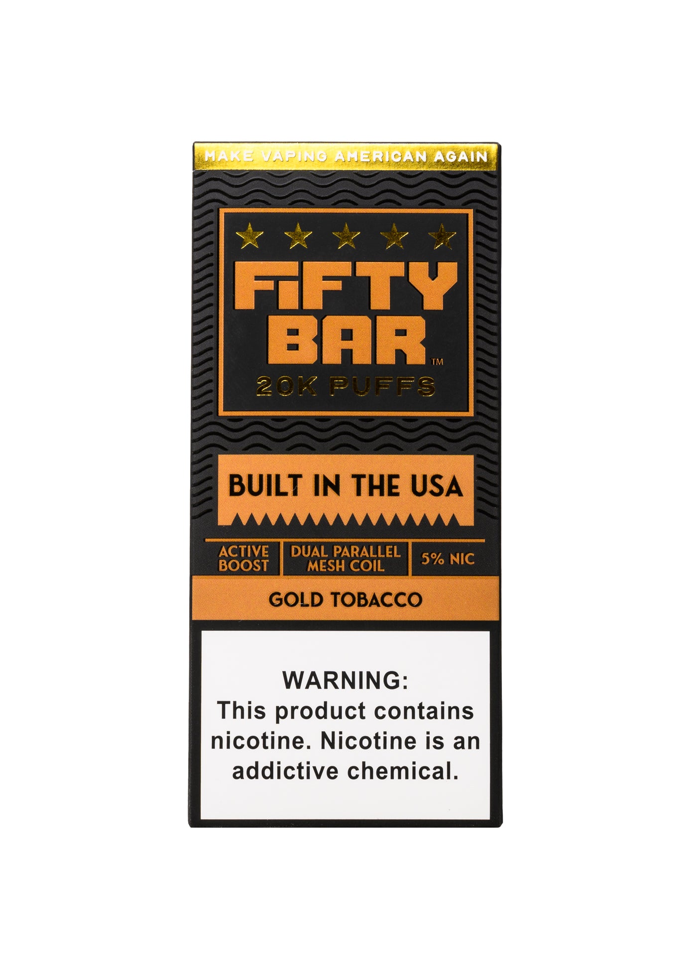 Fifty Bar 20K Gold Tobacco