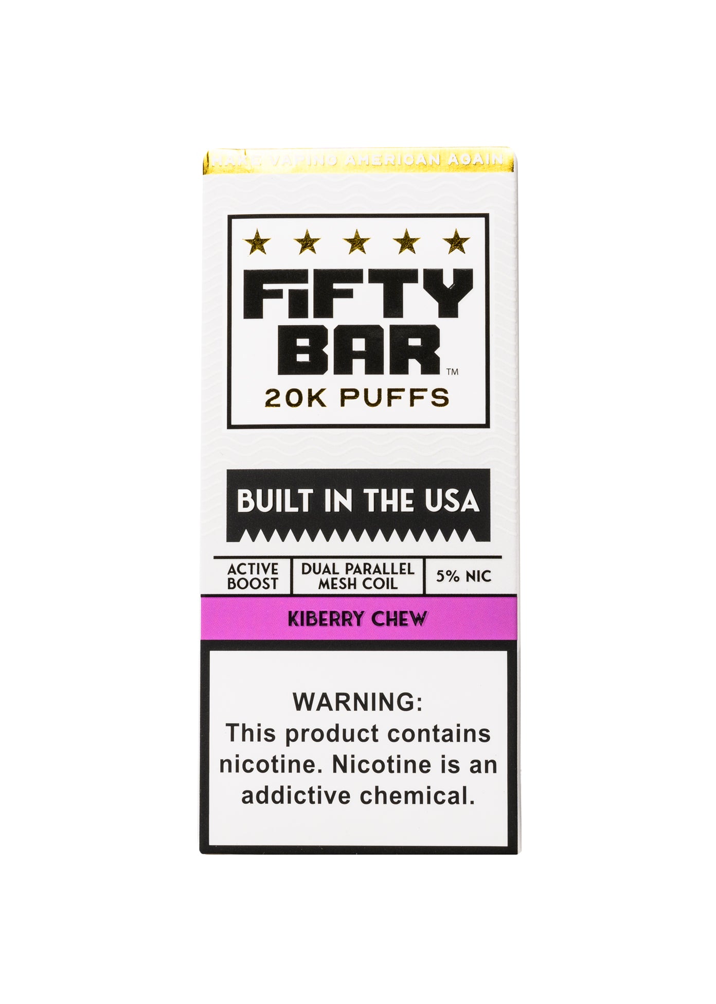 Fifty Bar 20K Kiwi Ice / Kiberry Chew