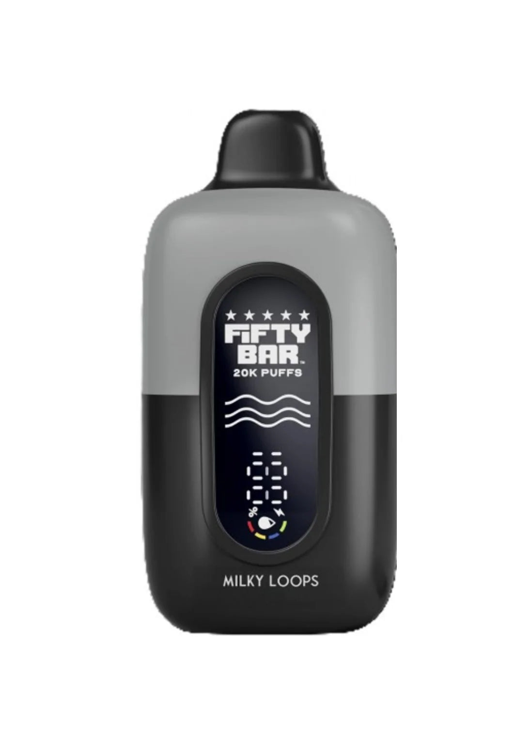 Fifty Bar 20K Silver Series 2% Milky Loops 2%