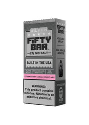 Fifty Bar 20K Silver Series 2% Strawberry Cereal Donut 2%