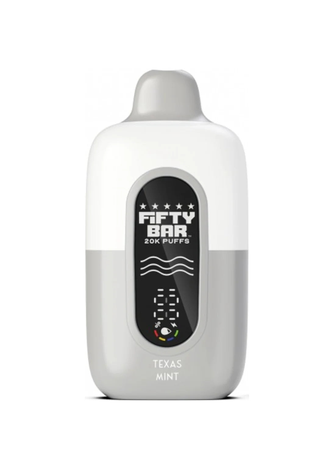Fifty Bar 20K Texas Mint vape device
