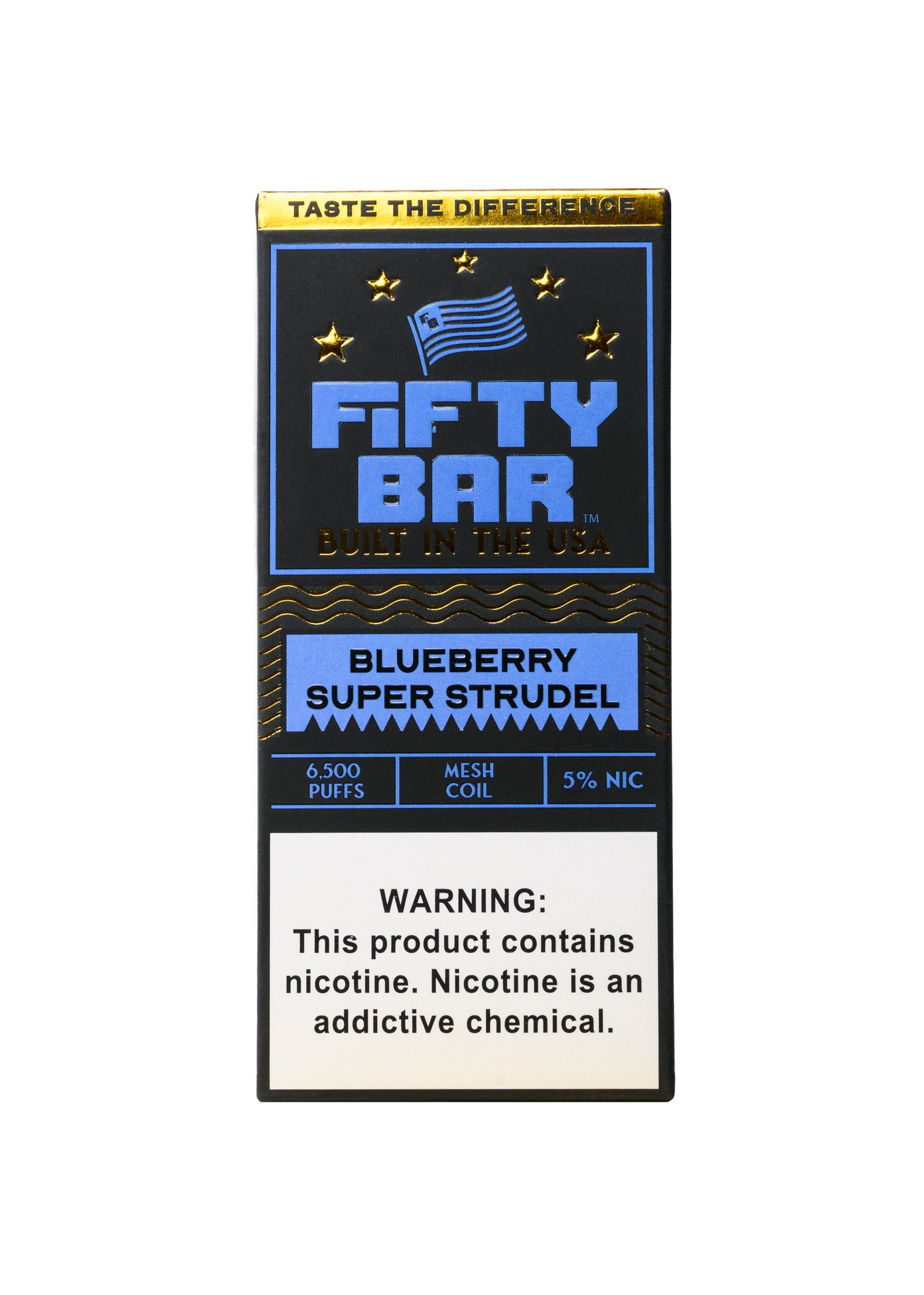 Fifty Bar 6500 Blueberry Super Strudel | GetPop 1 | GetPop