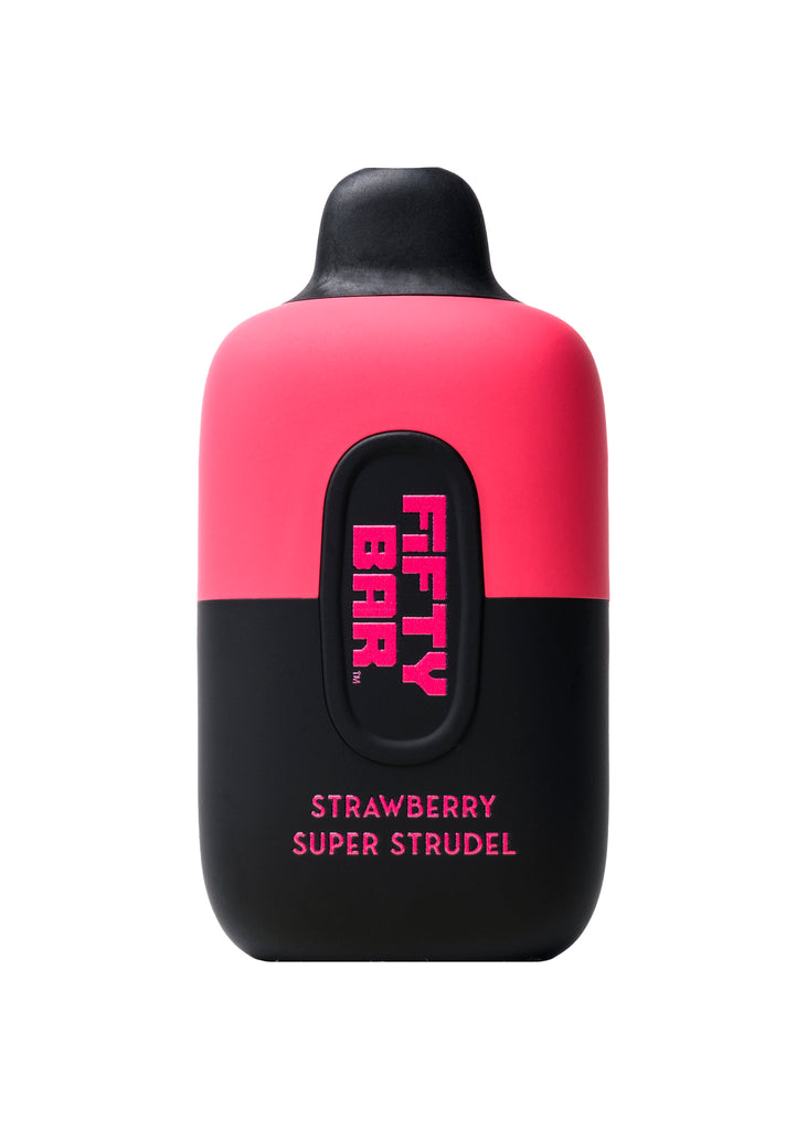 Fifty Bar 6500 Strawberry Super Strudel | GetPop