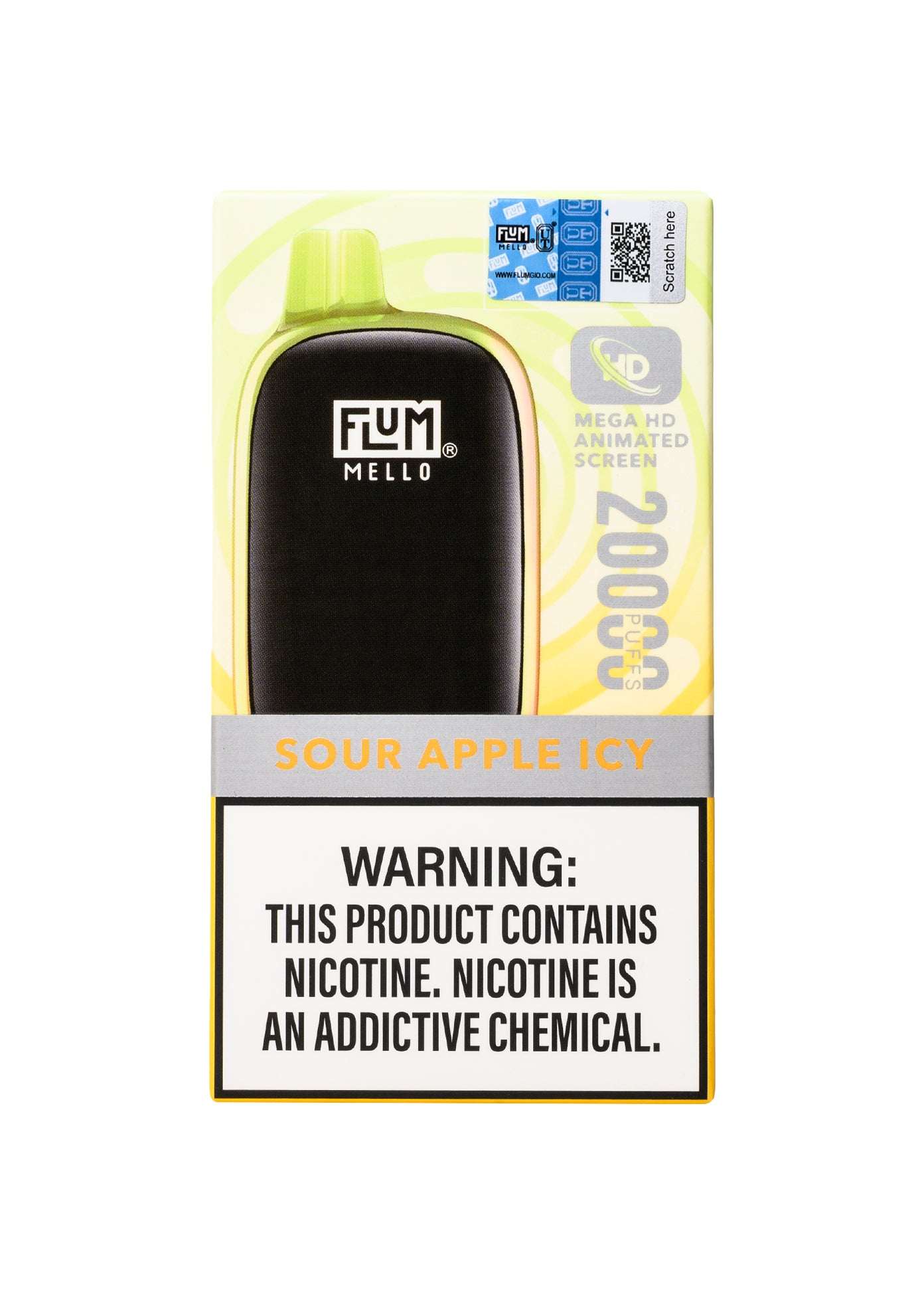 Flum Mello 20000 Sour Apple Icy