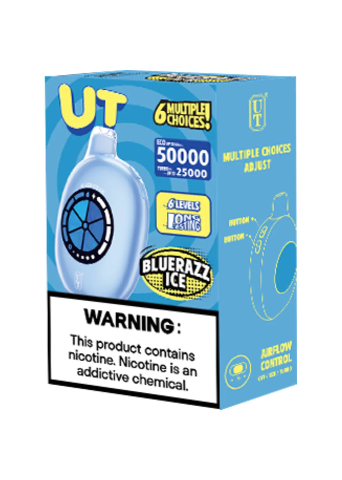 Flum UT 50K Blue Razz Ice