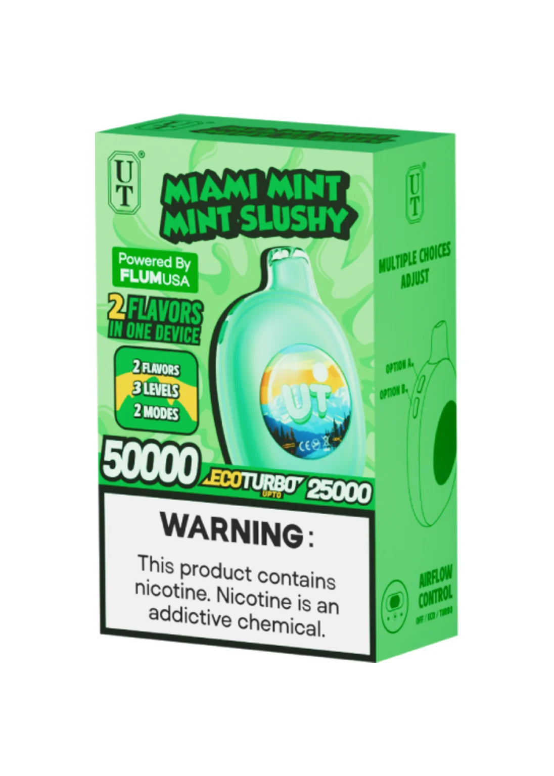 Flum UT 50K Miami Mint and Mint Slushy