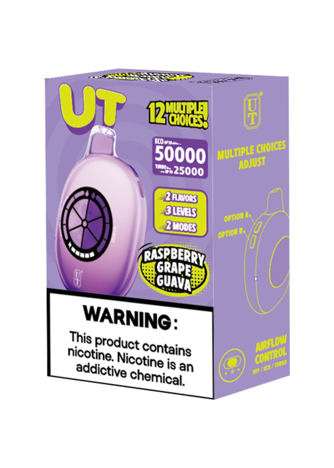 Flum UT 50K Raspberry Grape and Guava