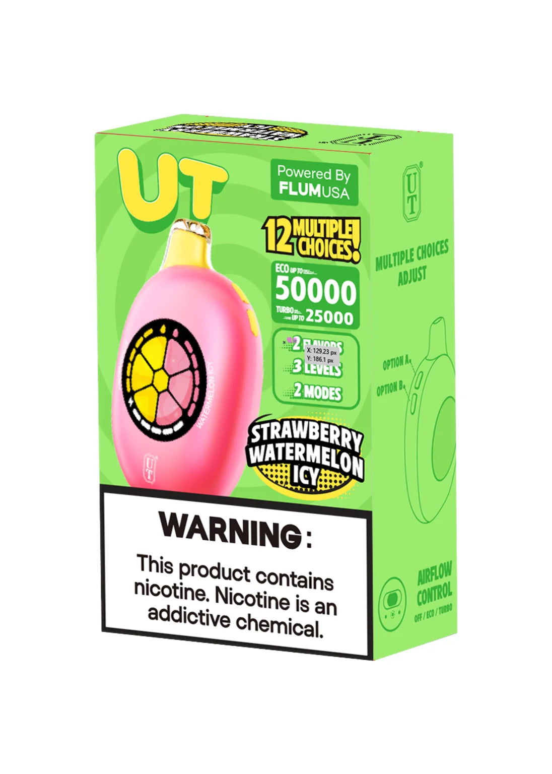 Flum UT 50K Strawberry and Watermelon Icy