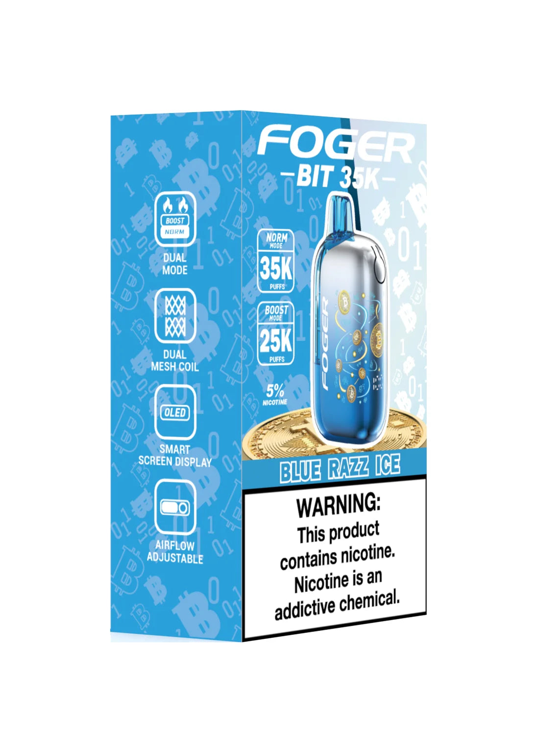 Foger Bit 35K Blue Razz Ice