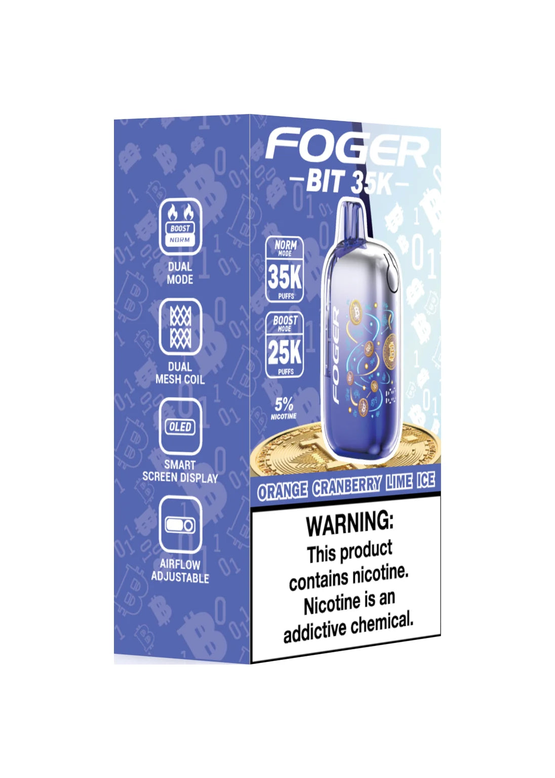 Foger Bit 35K Orange Cranberry Lime Ice