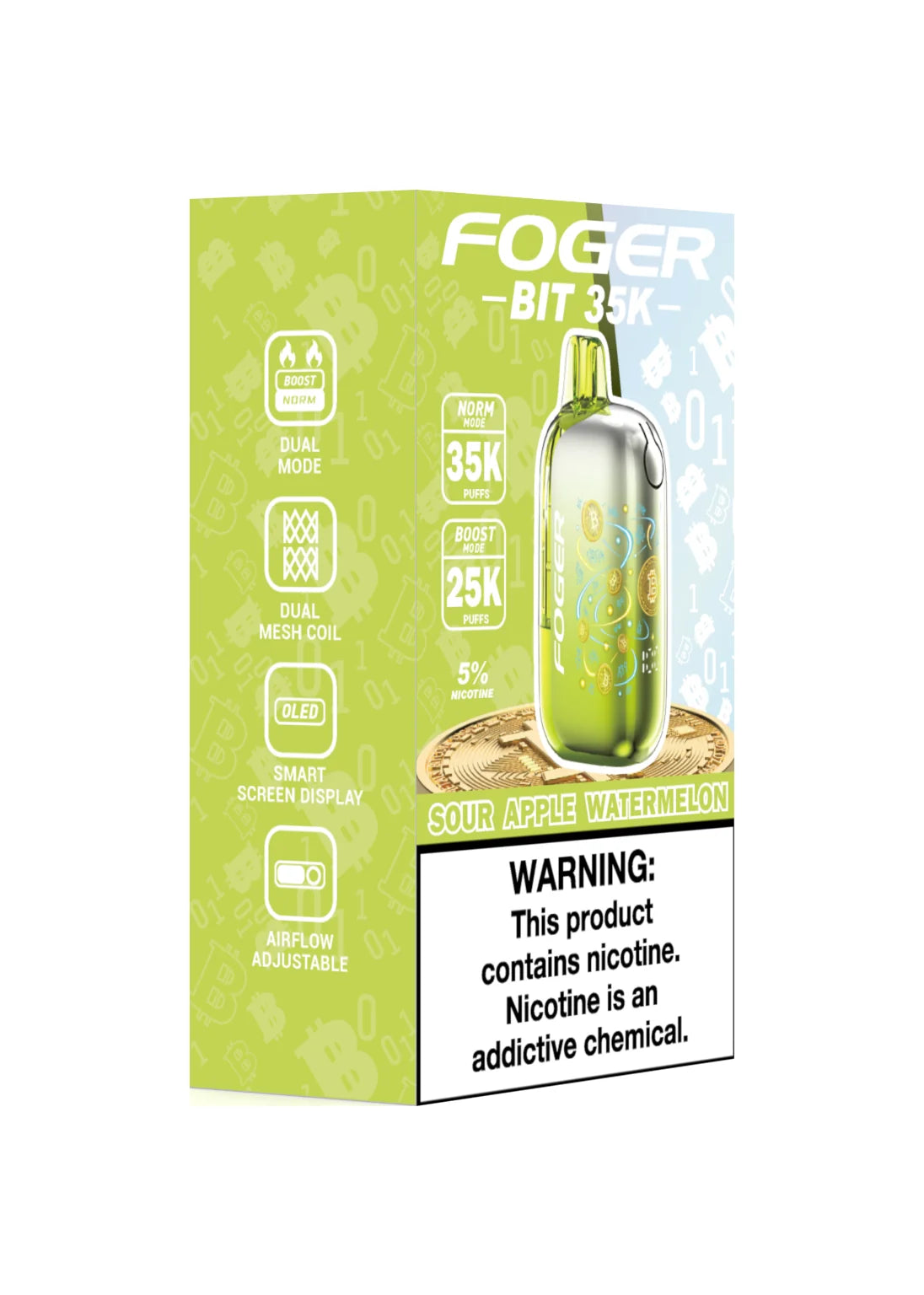 Foger Bit 35K Sour Apple Watermelon