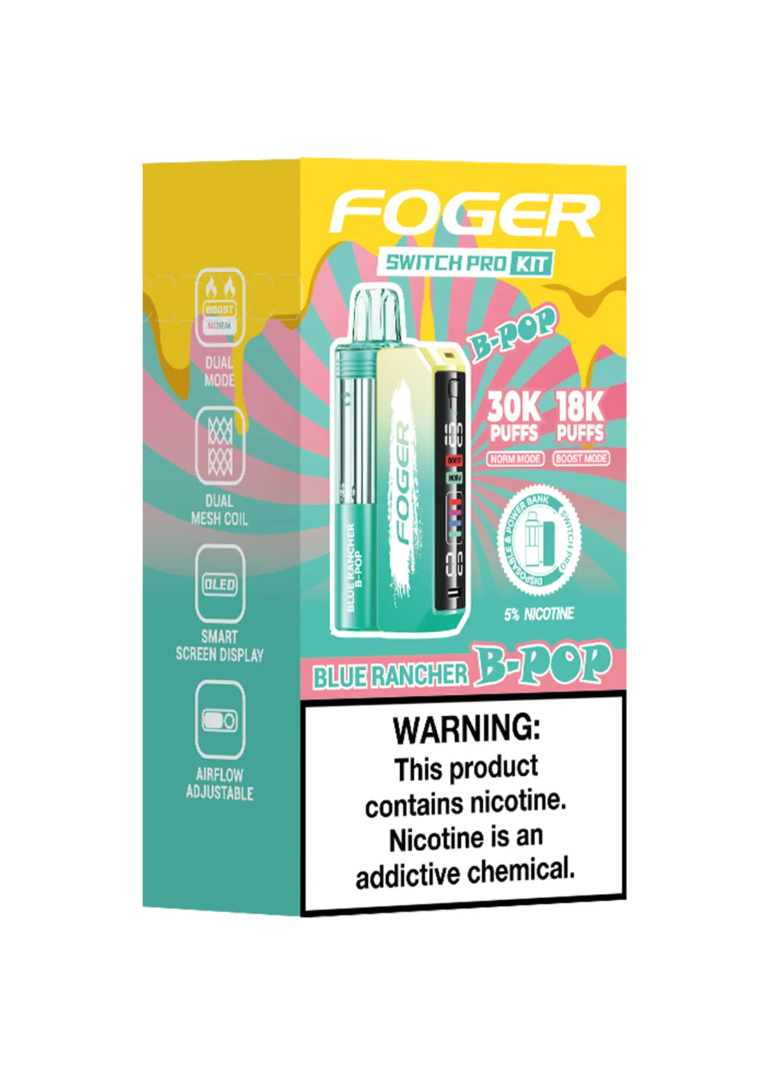 Foger Switch Pro 30K Kit Blue Rancher B-Pop