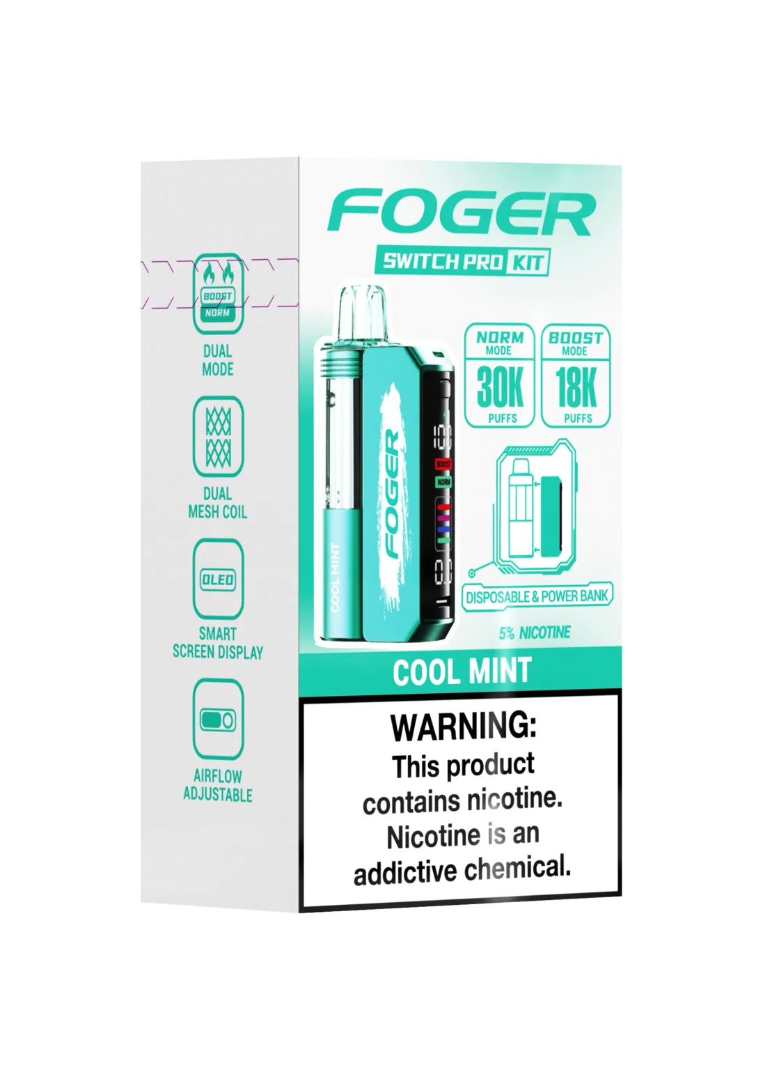Vape Refill Foger Switch Pro 30K Kit - Cool Mint Disposable Vape Pre Filled Disposable Pod Vape Refill Foger Switch Pro 30K Kit - Cool Mint Disposable Vape Pre Filled Disposable Pod