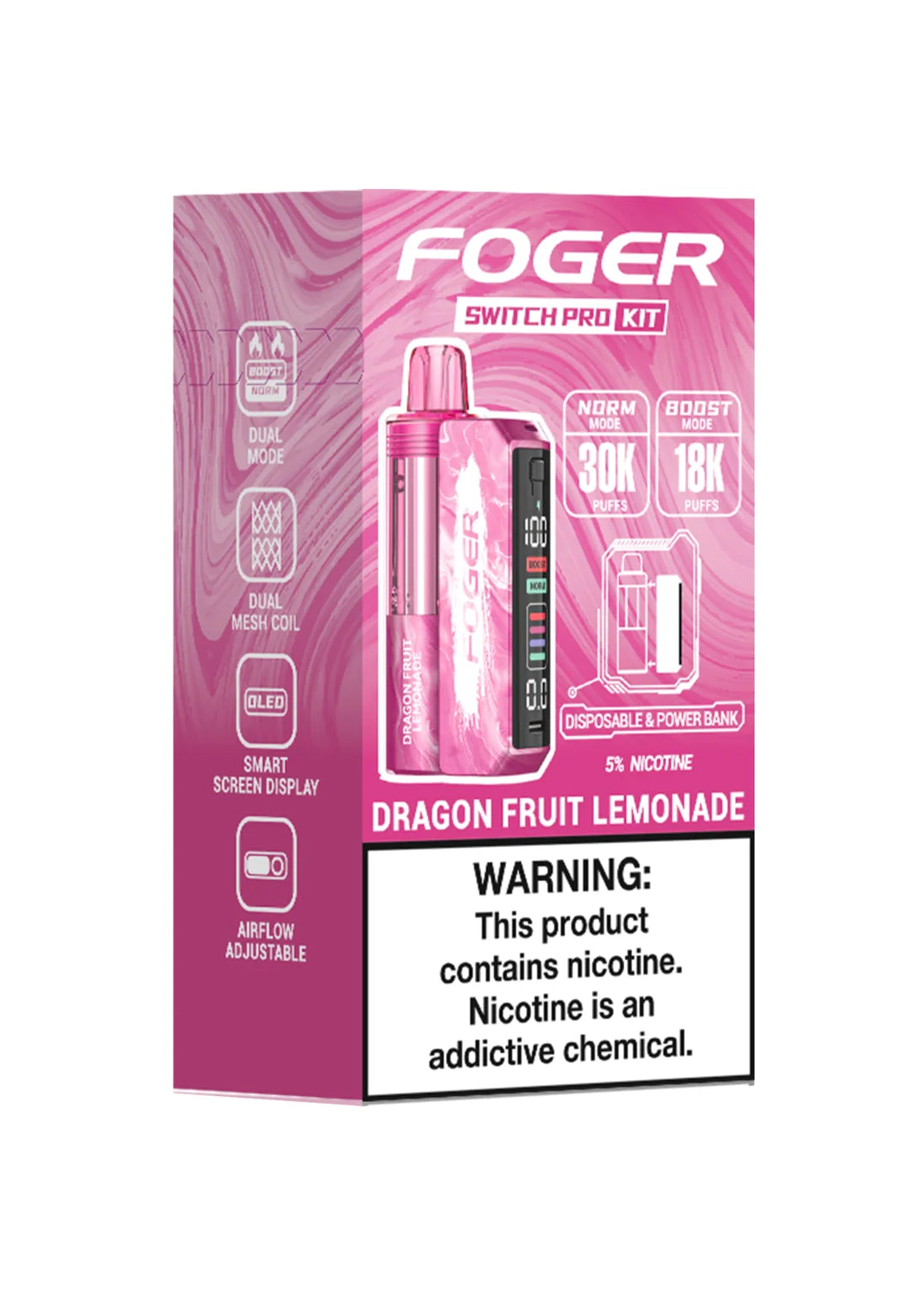 Foger Switch Pro 30K Kit Dragon Fruit Lemonade