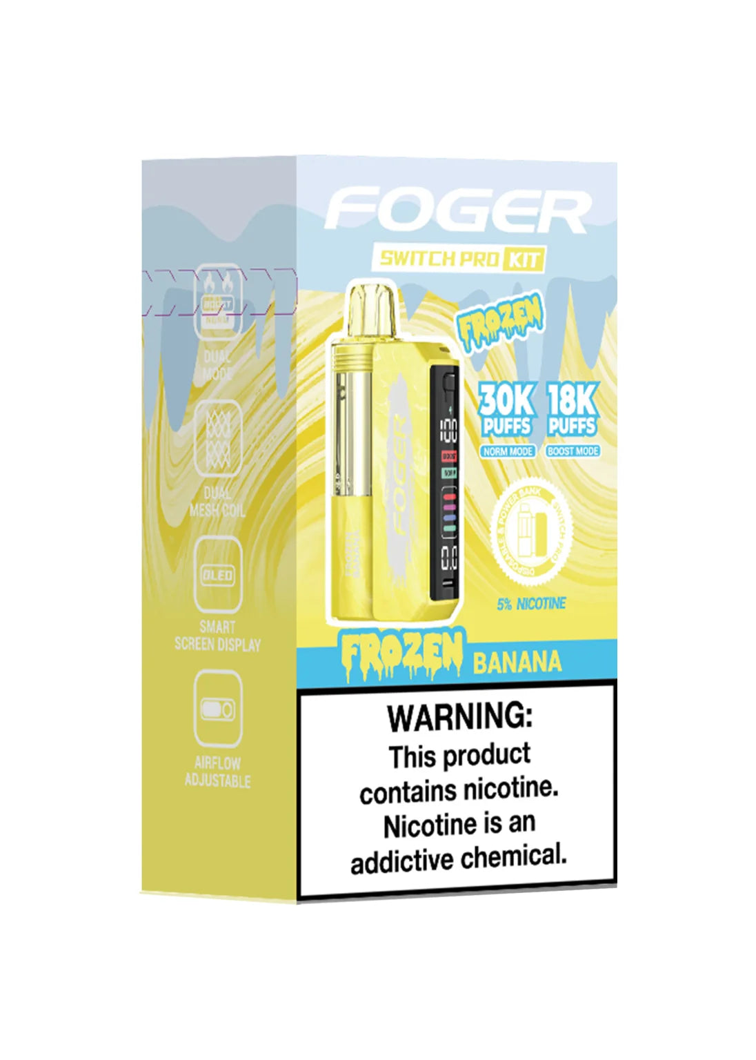 Foger Switch Pro 30K Kit Frozen Banana