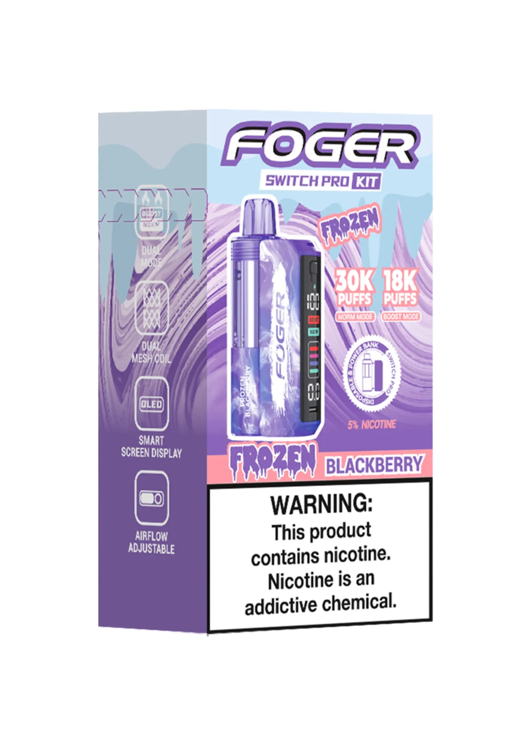 Foger Switch Pro 30K Kit Frozen Blackberry