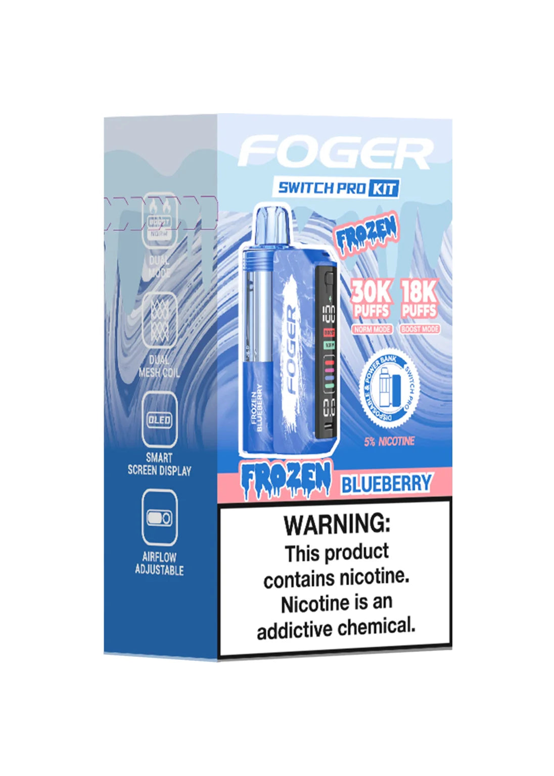 Foger Switch Pro 30K Kit Frozen Blueberry