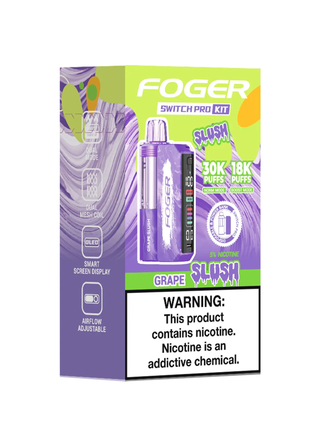 Foger Switch Pro 30K Kit Grape Slush