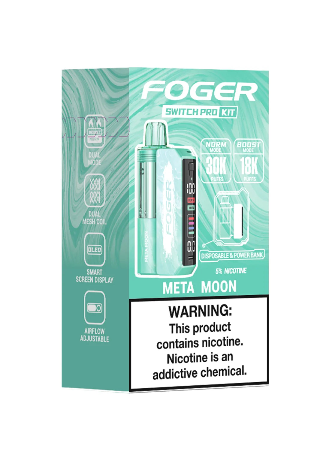 Foger Switch Pro 30K Kit Meta Moon | GetPop Foger Switch Pro 30K Kit Meta Moon | GetPop