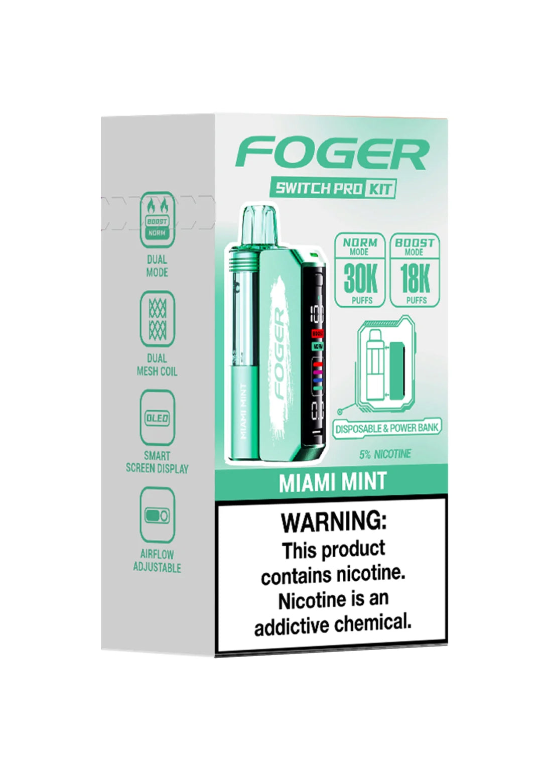 how much is elf bar vape Gum Mint FOGER Switch Pro Disposable