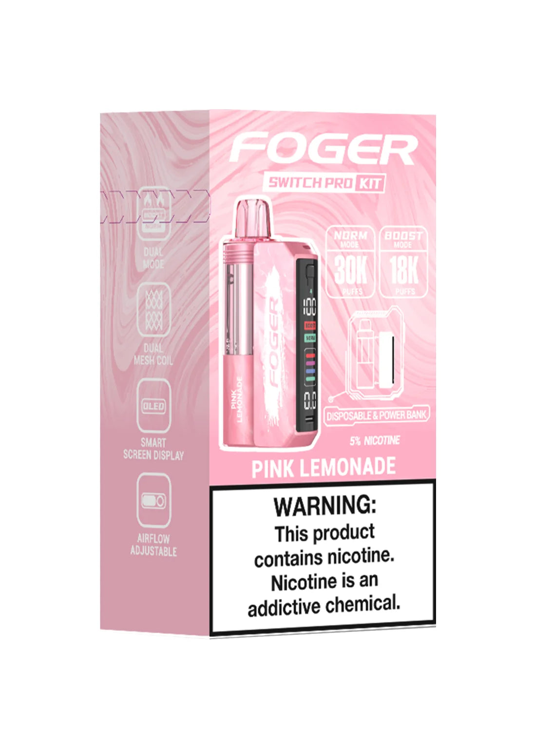 Foger Switch Pro 30K Kit Pink Lemonade
