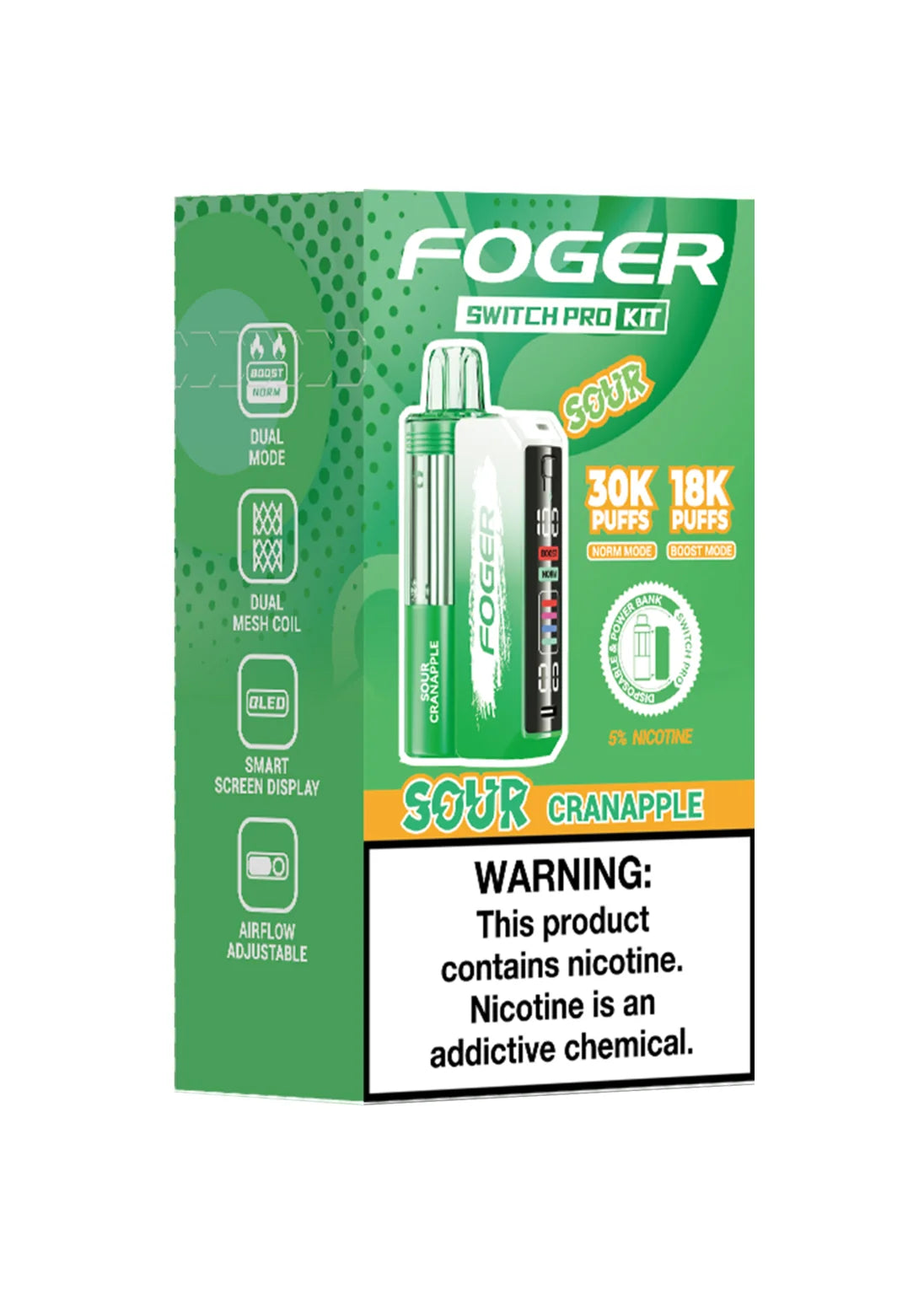 Foger Switch Pro 30K Kit Sour Cranapple