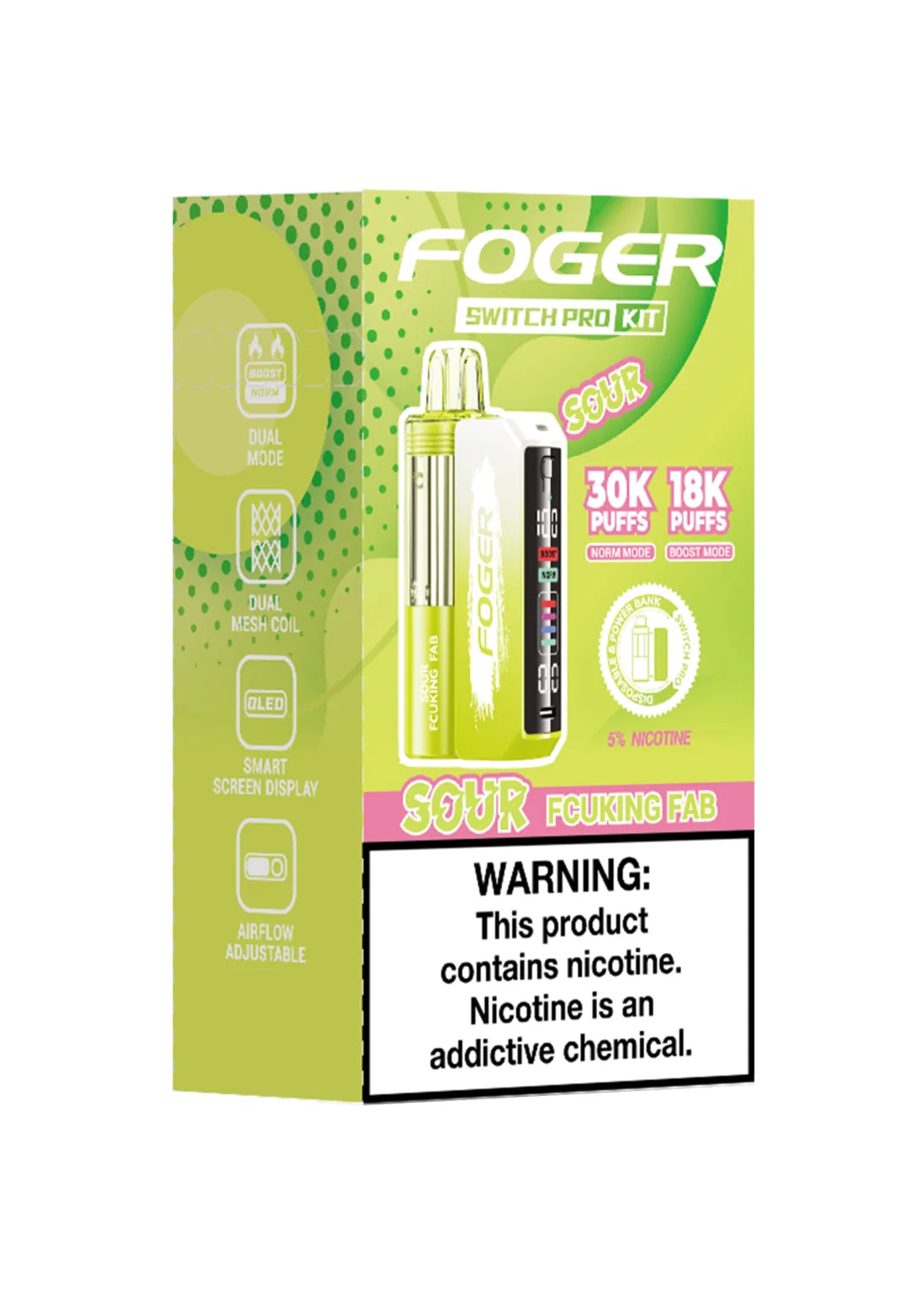 Foger Switch Pro 30K Kit Sour Fcuking FAB | GetPop