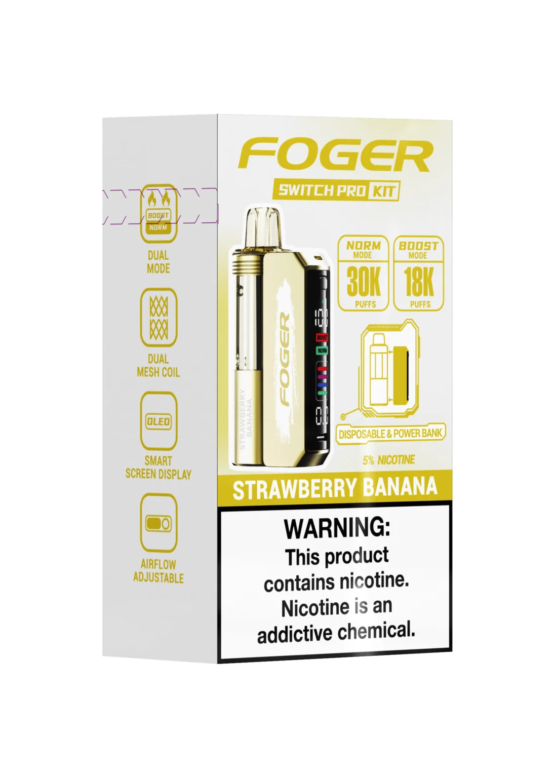 Foger Switch Pro 30K Kit Strawberry Banana