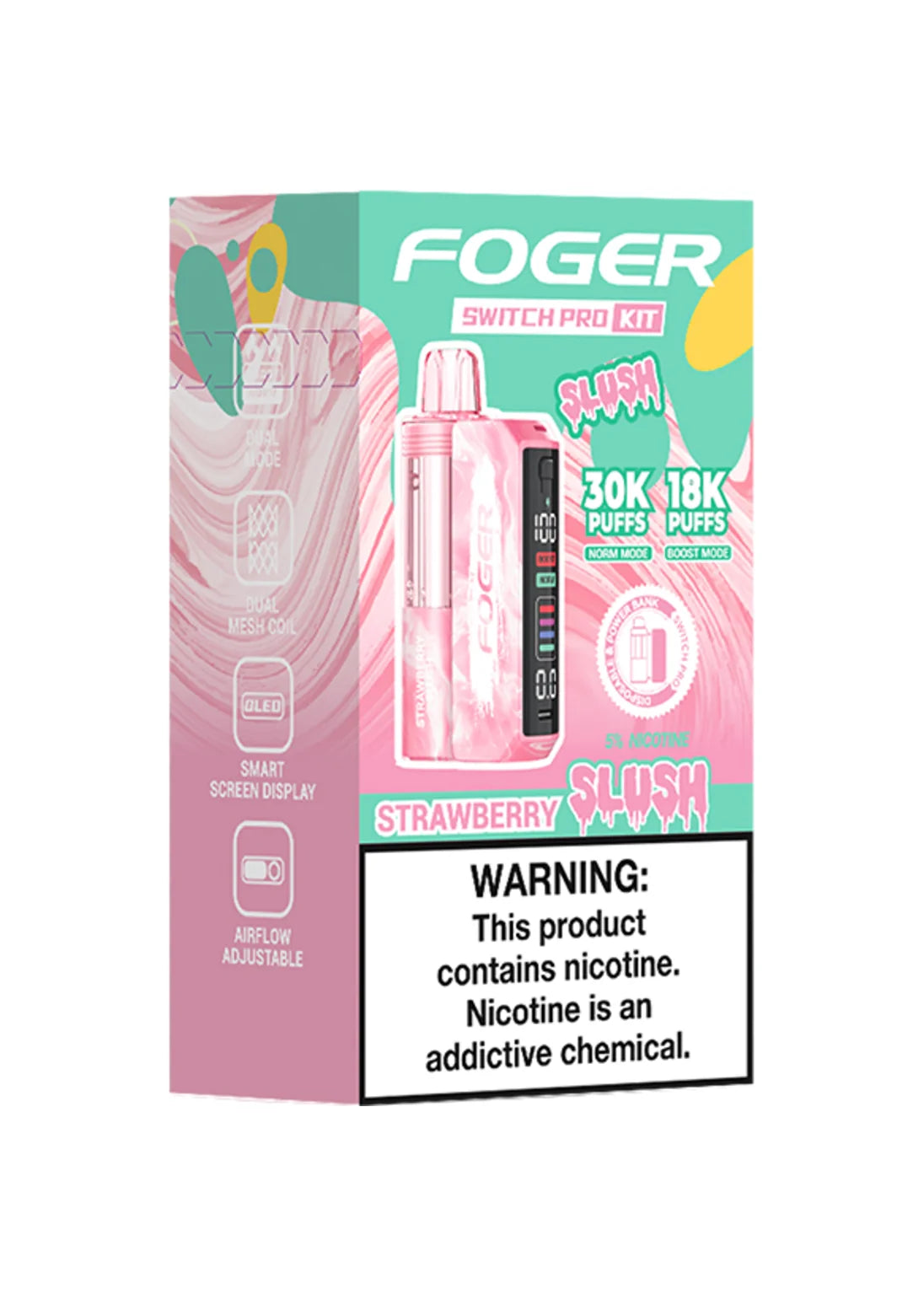 Foger Switch Pro 30K Kit Strawberry Slush
