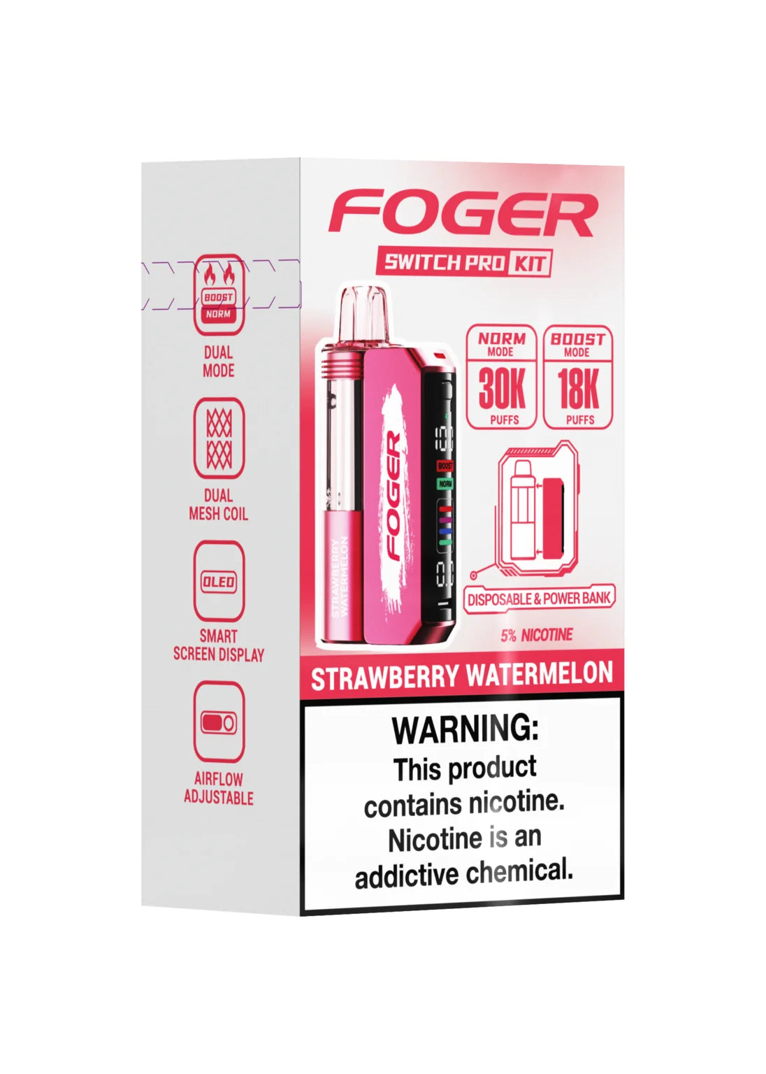 Strawberry Kiwi Foger Pod FOGER SWITCH PRO 30K DISPOSABLE VAPE Strawberry Kiwi Foger Pod FOGER SWITCH PRO 30K DISPOSABLE VAPE