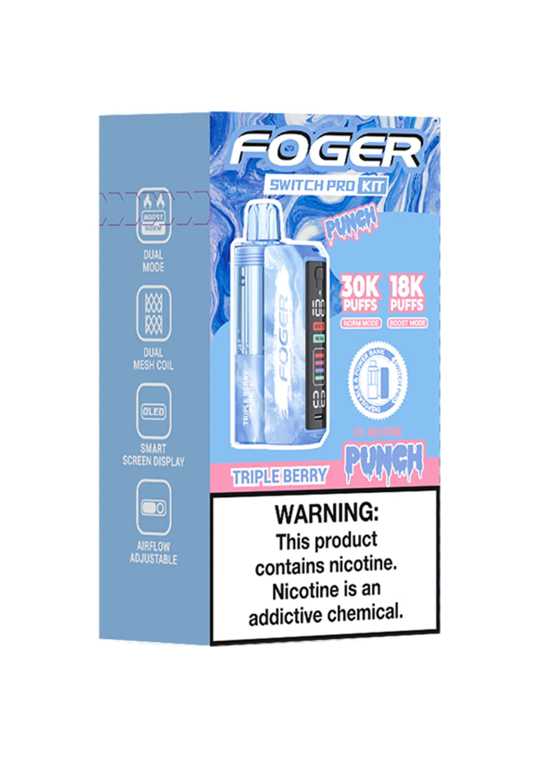Foger Switch Pro 30K Kit Triple Berry Punch