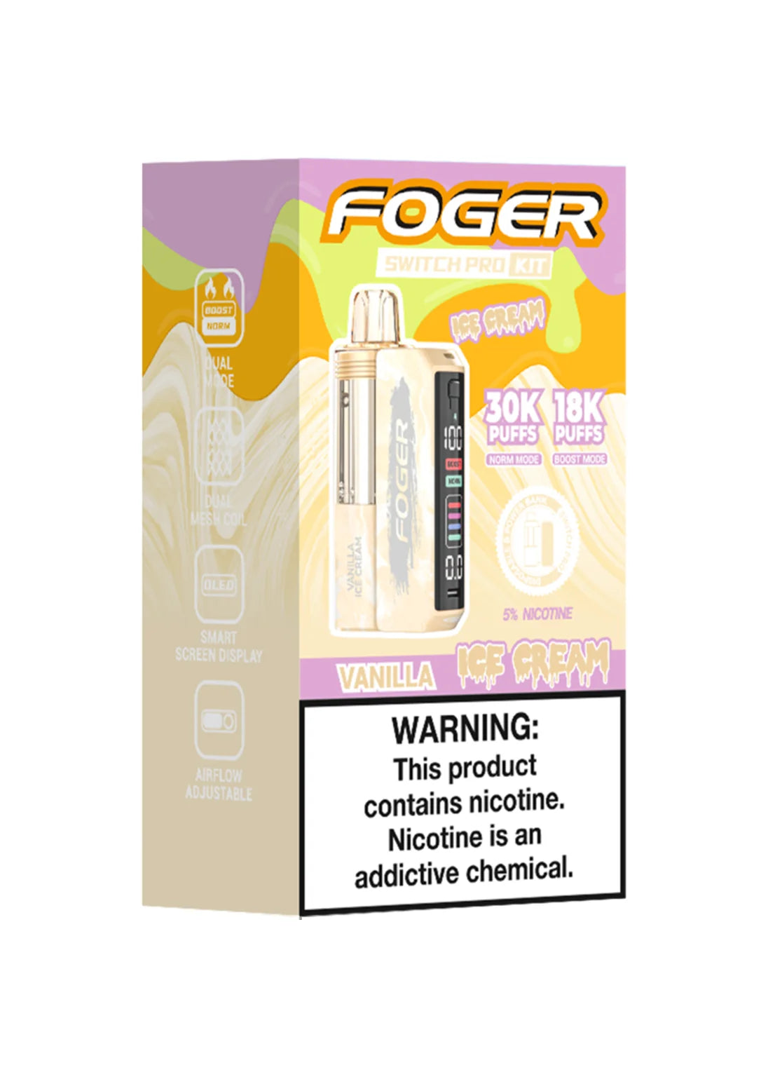 Foger Switch Pro 30K Kit Vanilla Ice Cream