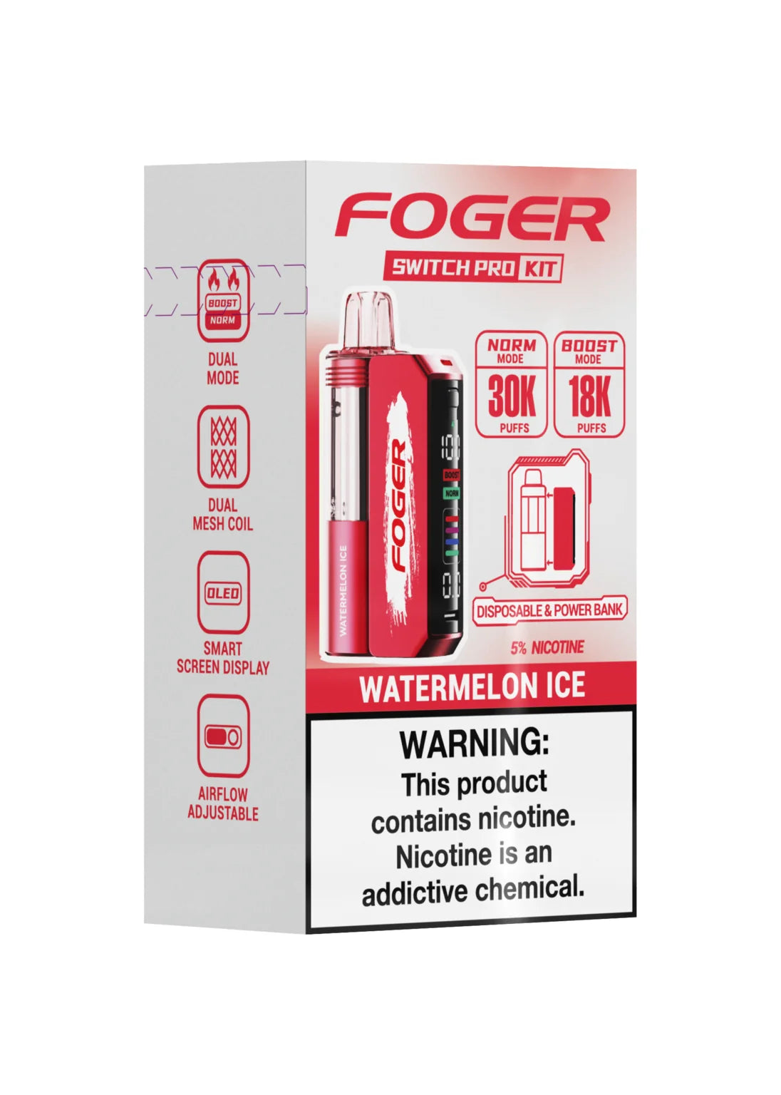 Foger Switch Pro 30K Kit Watermelon Ice