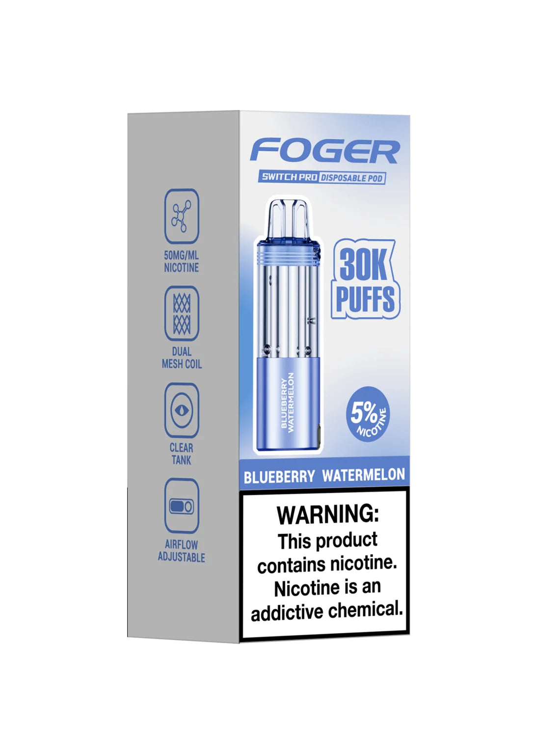 elf bar vape uk Foger Switch Pro 30K Pod Blueberry Watermelon