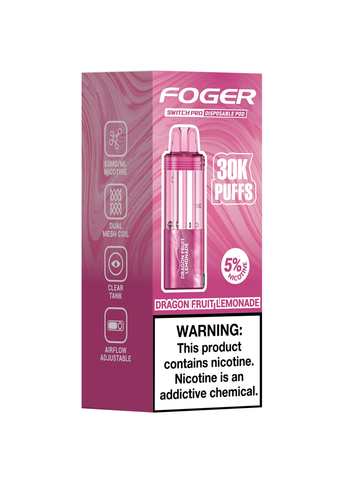 Foger Switch Pro 30K Pod Dragon Fruit Lemonade