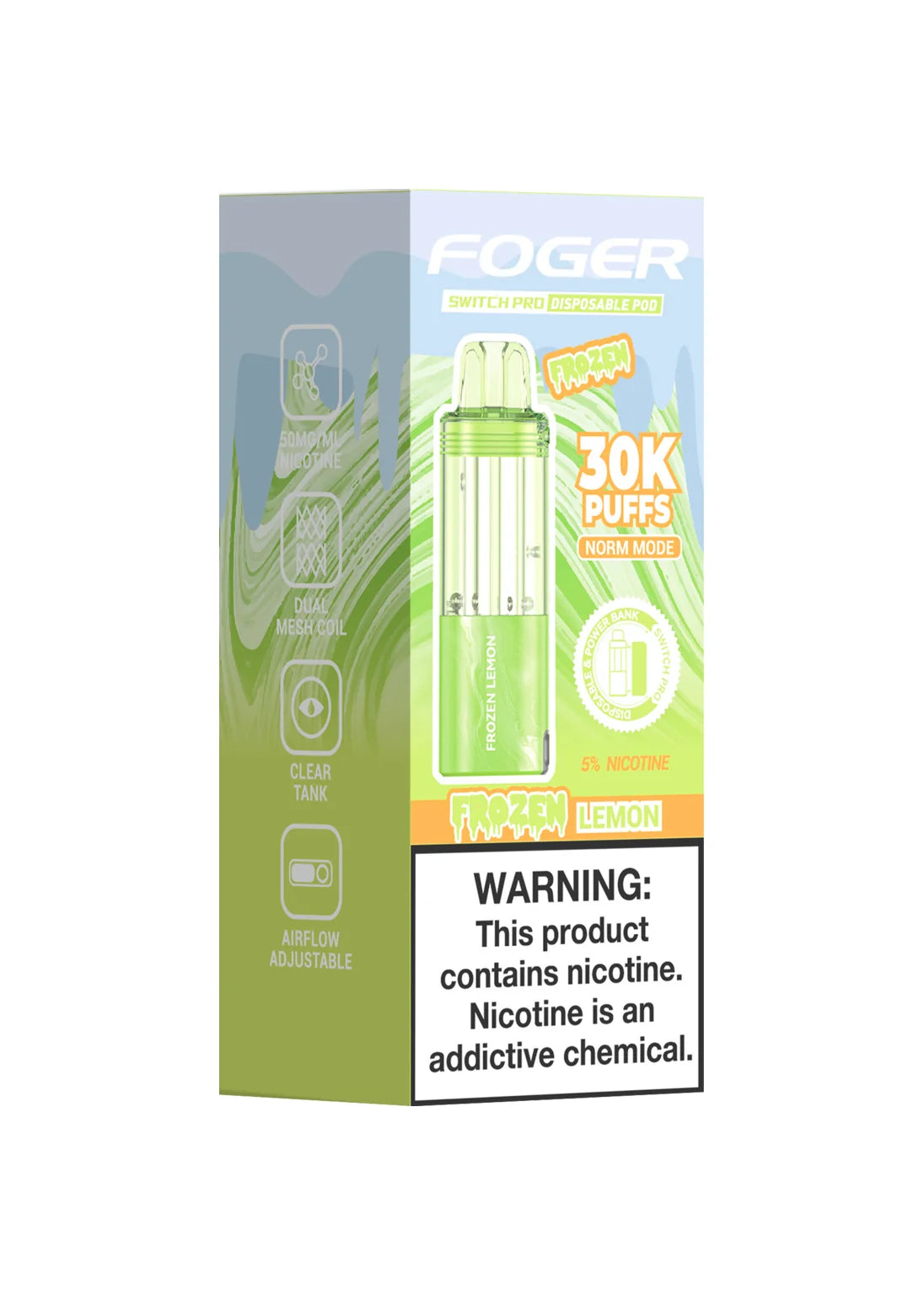 Foger Switch Pro 30K Pod Frozen Lemon