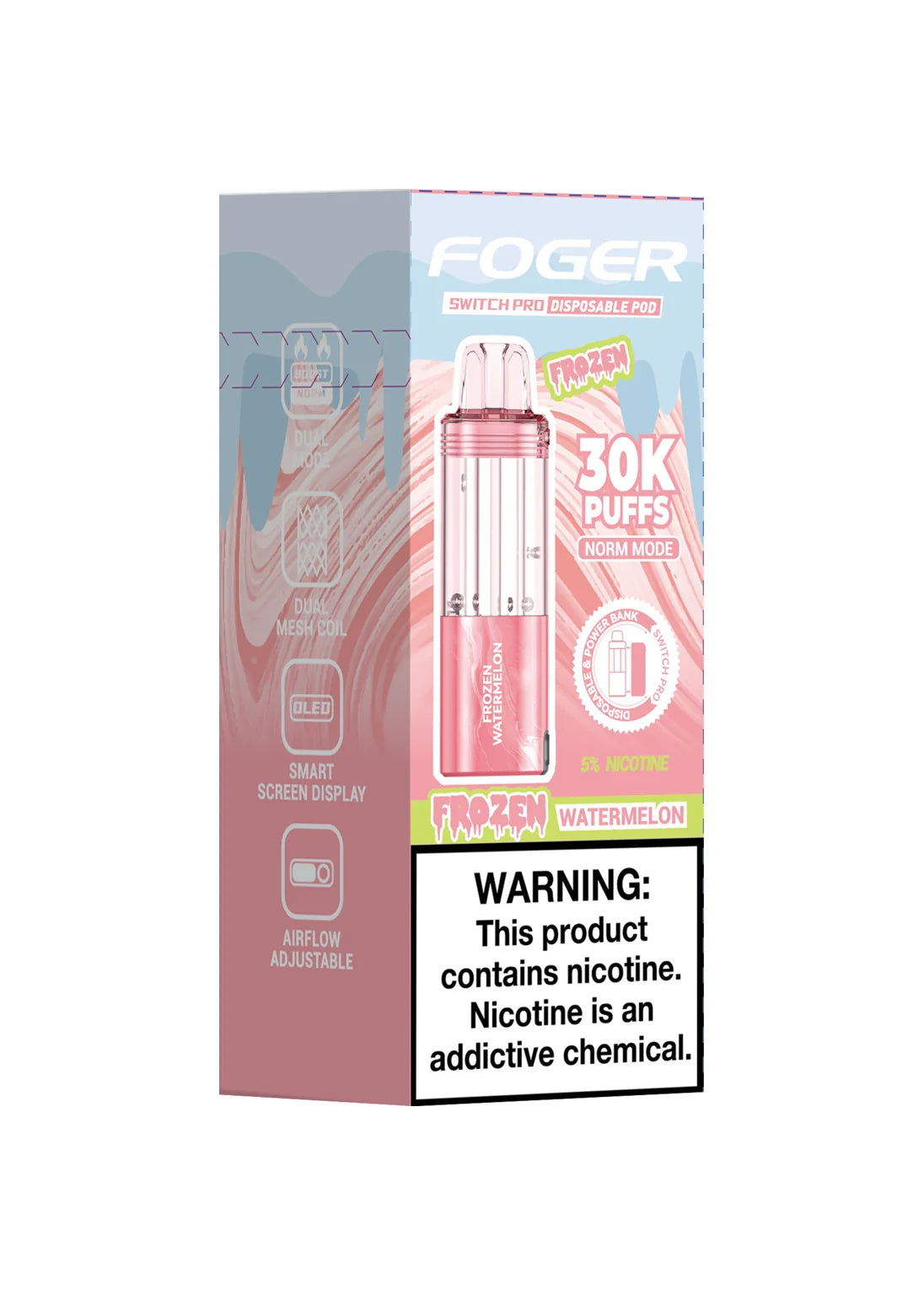 Foger Switch Pro 30K Pod Frozen Watermelon