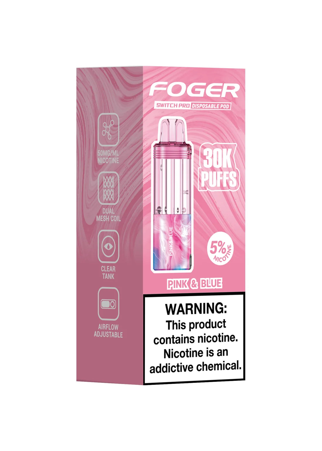 Foger Switch Pro 30K Pod Pink and Blue