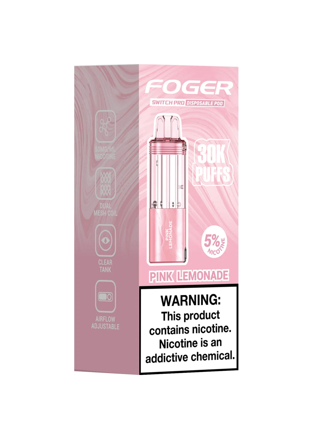 Foger Switch Pro 30K Pod Pink Lemonade