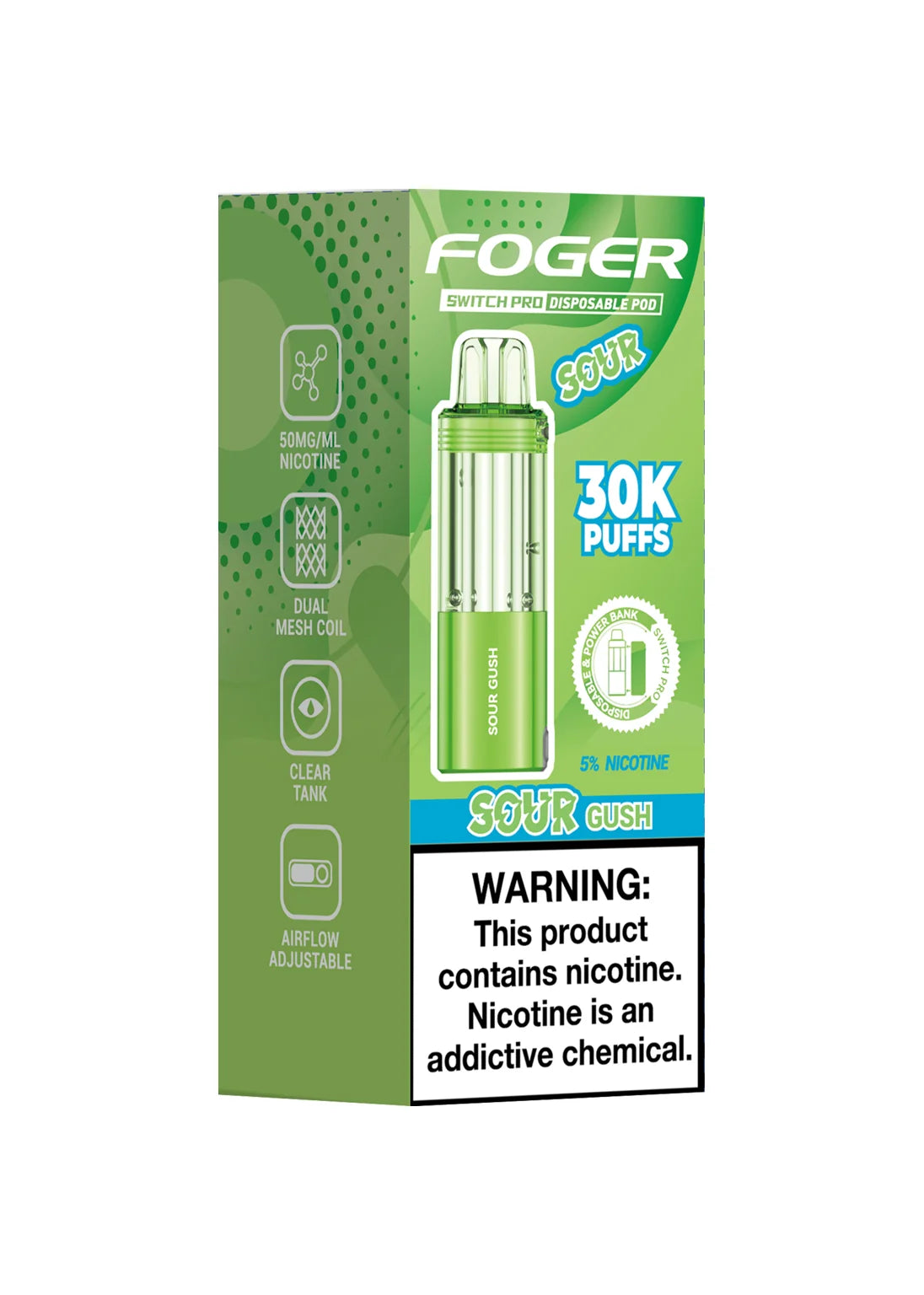 Foger Switch Pro 30K Pod Sour Gush
