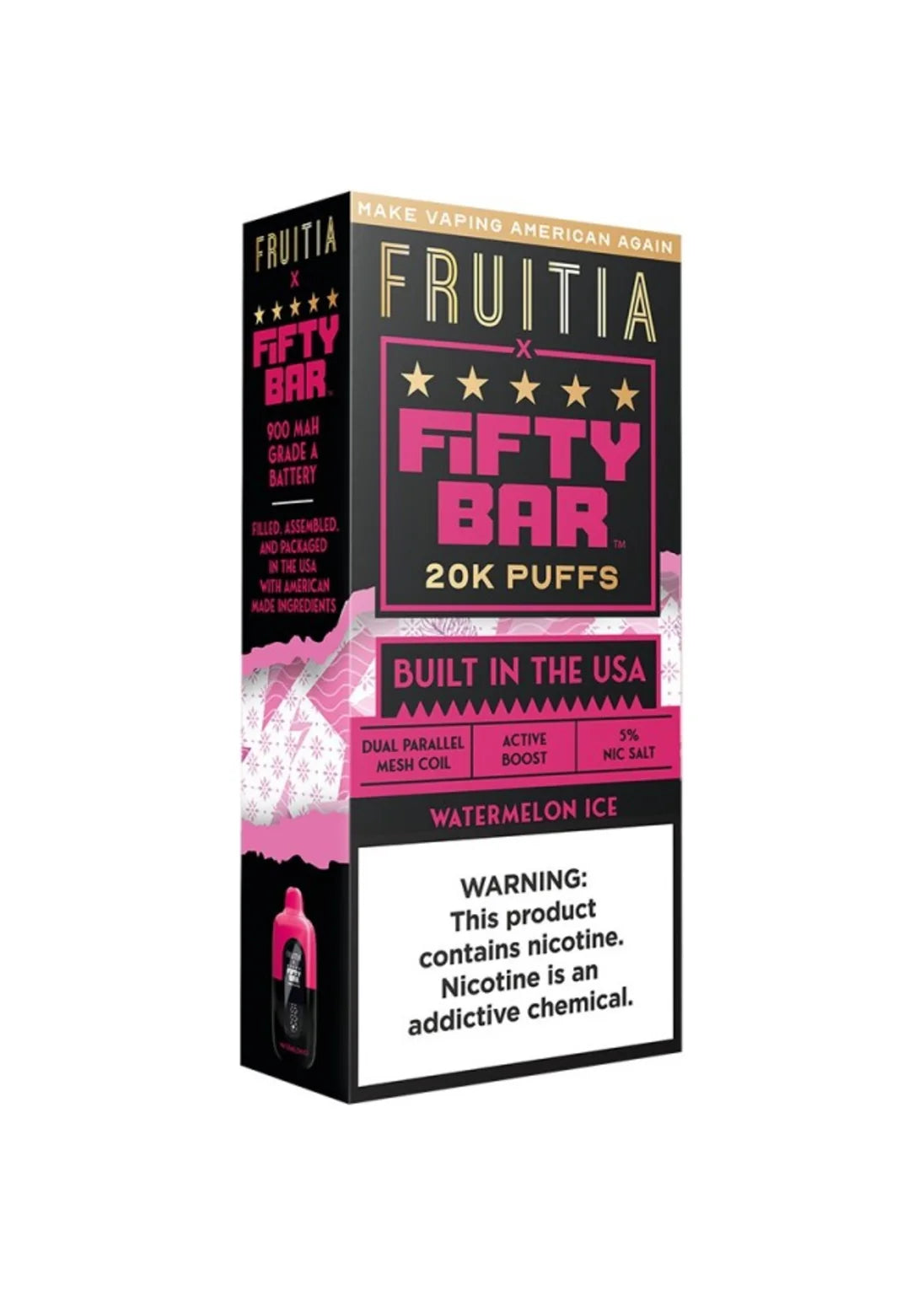 Fruitia x Fifty Bar 20K Watermelon Ice