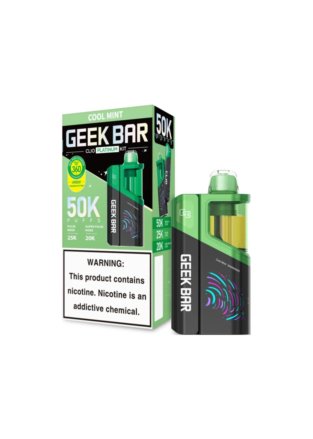 Geek Bar CLIO Platinum 50K Kit Cool Mint