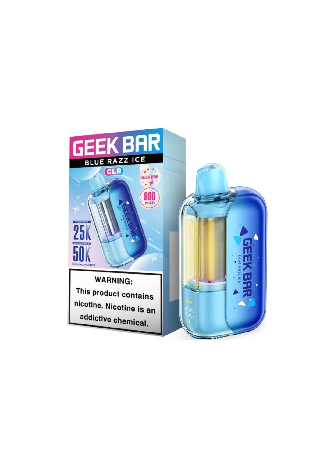 Geek Bar CLR 50K Blue Razz Ice